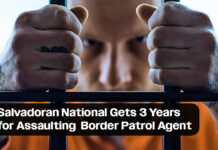 Salvadoran National Sentenced to Three Years for Assaulting Agent