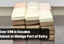 Hidalgo CBP officers seize over $1M in cocaine
