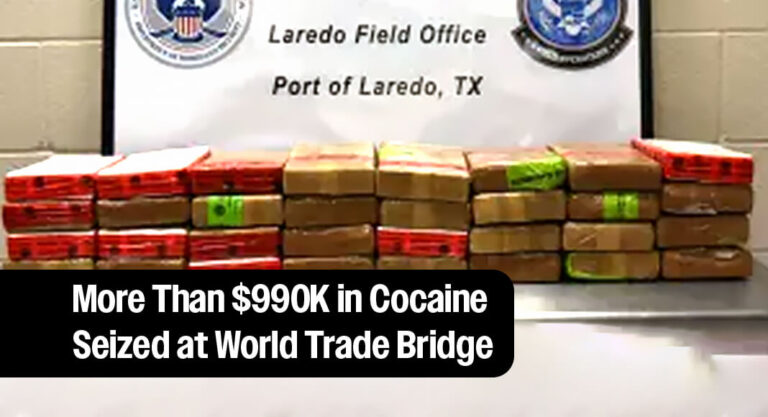 CBP Officers Seize More Than $990K in Cocaine at World Trade Bridge