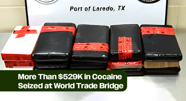 CBP Officers Seize More Than $529K in Cocaine at World Trade Bridge