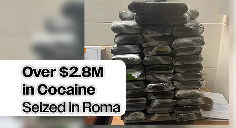 Roma CBP Officers Seize Over $2.8M in Cocaine