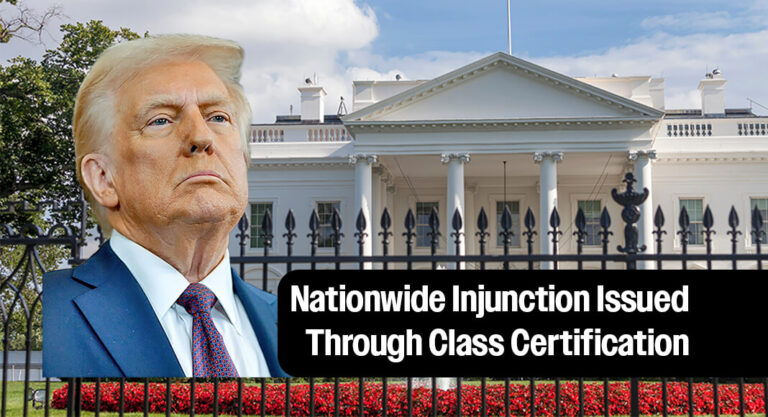 Federal Judge Halts Trump’s Birthright Citizenship Order