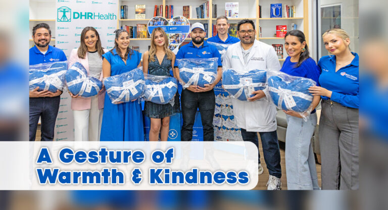 Bert Ogden Subaru Blanket Donation to DHR Health Oncology Patients