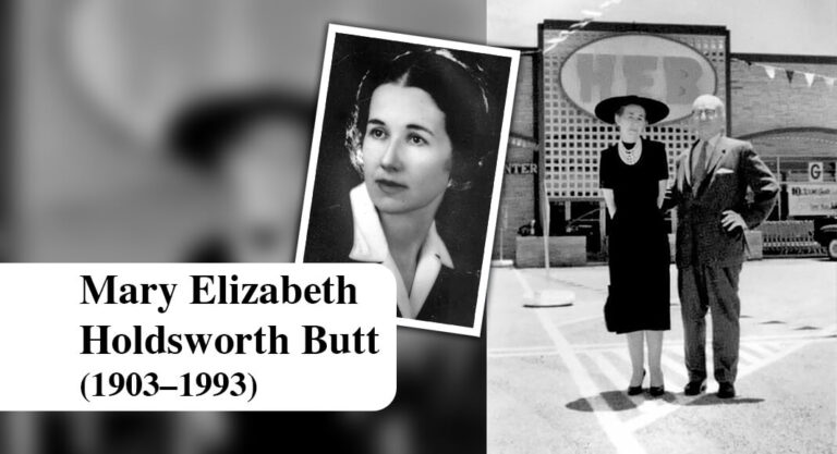 Mary Elizabeth Holdsworth Butt (1903–1993)