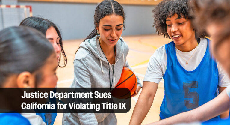Justice Department Sues California for Violating Title IX, Denying Girls Athletic Opportunities