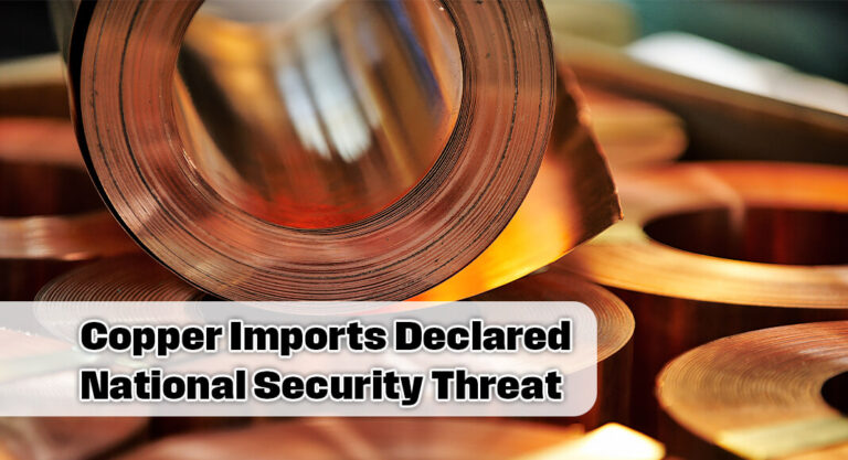 U.S. Imposes 50% Tariffs to Protect Copper Industry