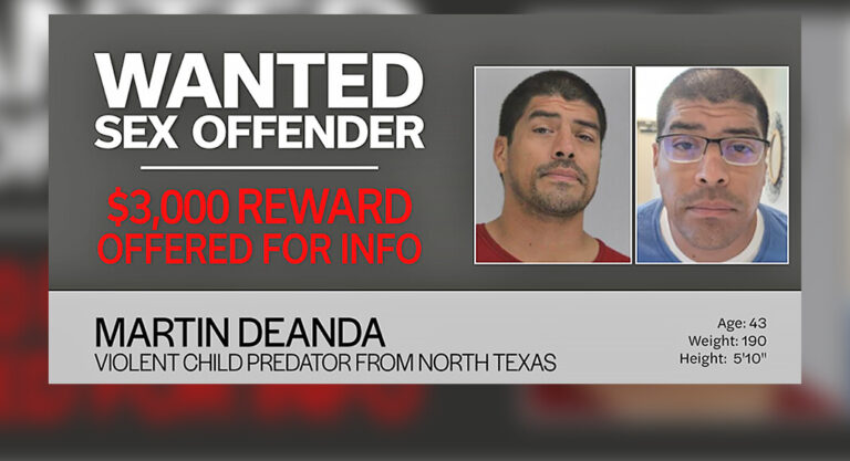 North Texas Child Predator Added to Most Wanted List