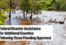 Federal Disaster Assistance for Additional Counties Following Texas Flooding Approved