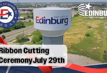 Construction of New City of Edinburg Water Tower Complete