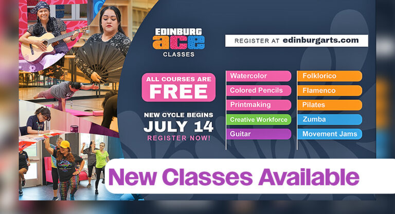 New Cycle of Classes Available at the City of Edinburg’s Arts, Culture, and Events Center 