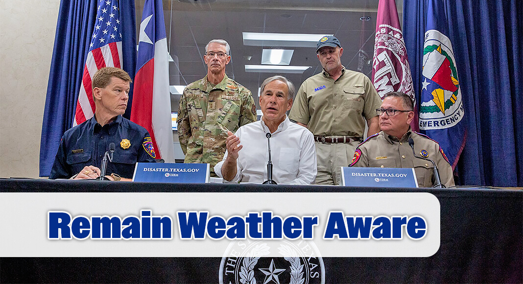 “Governor Abbott Provides Update on State’s Ongoing Response to Severe Flooding in Texas,” the Office of the Governor announced, underscoring the state’s continued mobilization in the face of ongoing weather threats. “Urges Texans to Remain Weather Aware as Heavy Rain Continues,” the statement added, calling attention to the persistent risk of flash flooding. PHOTO: Office Of The Governor, 7/6/2025