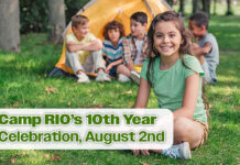 Camp RIO Celebrates 10 Years of Outdoor Fun with Community Bash, August 2nd