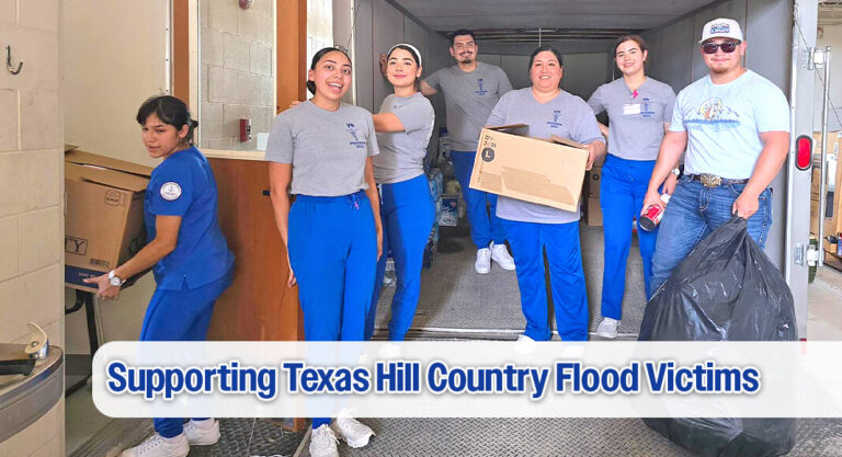 STC Vocational Nursing Program Rallies For Texas Hill Country Flood Victims