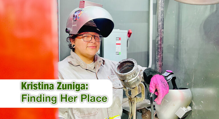 STC Welding Student Finds Strength & Creativity In A Male-Dominated Field