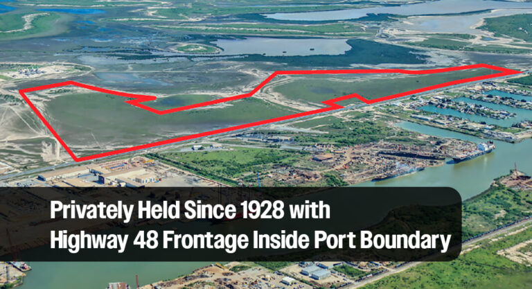 Port of Brownsville – Rare 302-Acre Industrial Site Within Port of Brownsville Offered for Sale