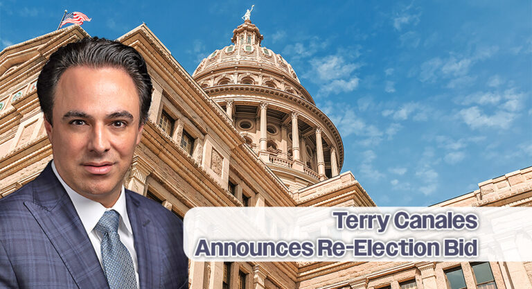 Terry Canales Announces Re-Election Bid for Texas House of Representatives 