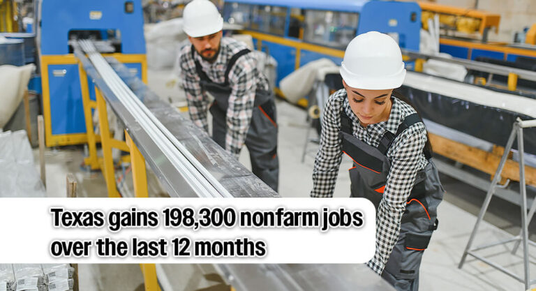 Texas Leads U.S. in Annual Job Creation 