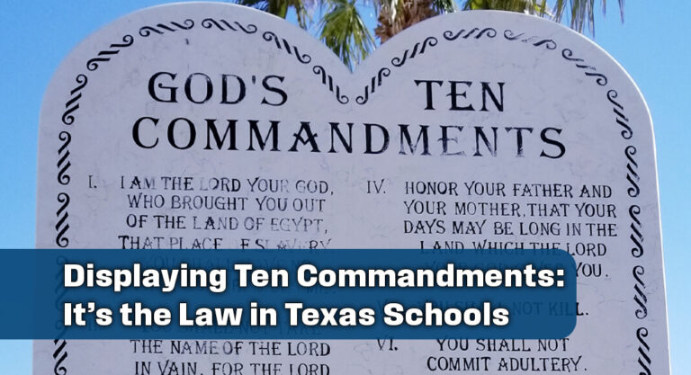 Paxton Instructs Texas Schools to Display the Ten Commandments in Accordance with Texas Law