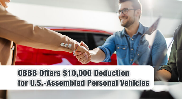 New Car Loan Tax Break Rolls Out Under One Big Beautiful Bill