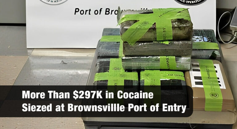 CBP Officers Seize More Than $297K in Cocaine at Los Indios International Bridge