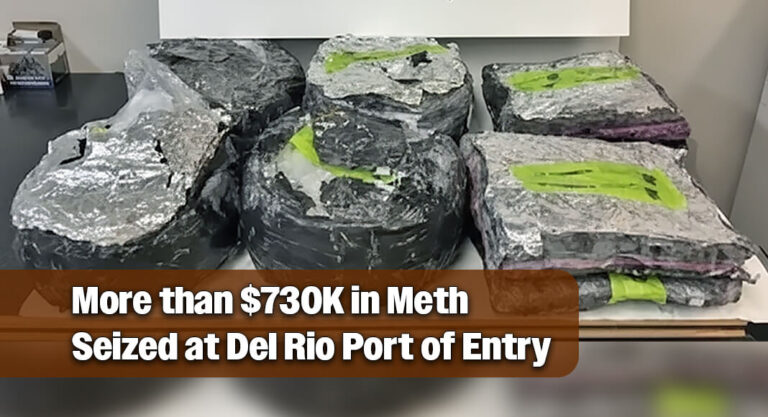 CBP officers seize more than $730K in Meth at Del Rio Port of Entry