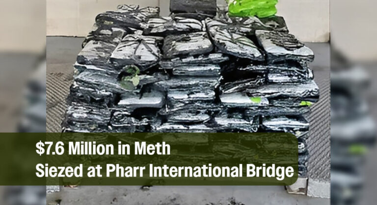 $7.6 Million in Meth Found in a Shipment of Roses at Pharr International Bridge