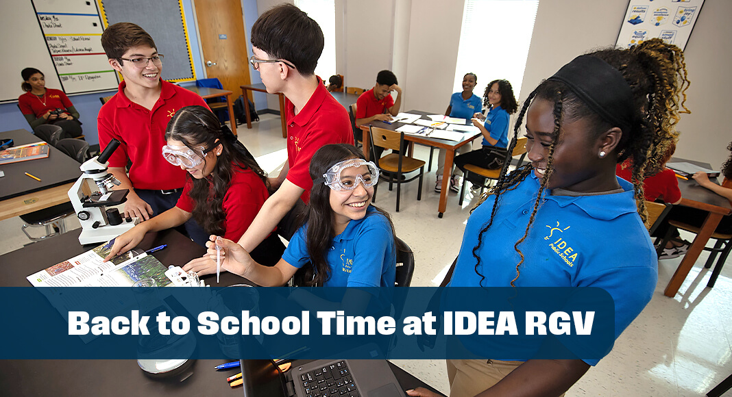 IDEA Public Schools in the Rio Grande Valley is excited to welcome 35,000 students for the upcoming 2025–26 school year at its 51 schools across the RGV. The first day of school for students is Thursday, August 14. Image courtesy of IDEA Public Schools