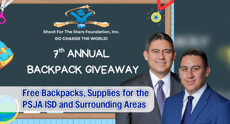 Zambrano Law Firm and “Shoot For The Stars” Gear Up 1,000 Students for School