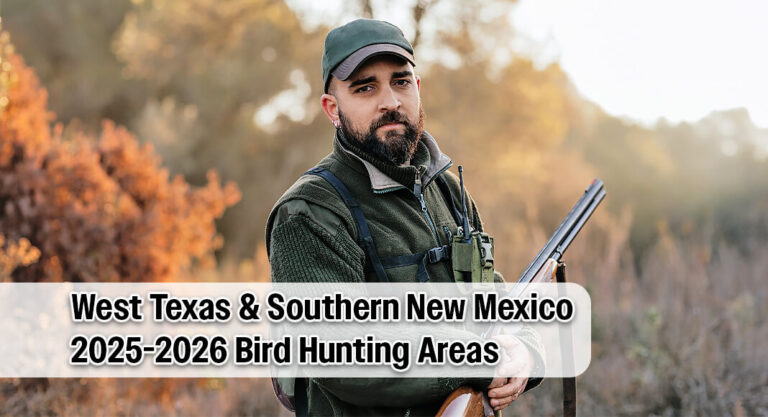 USIBWC Announces 2025-2026 Bird Hunting Areas Along The Rio Grande In West Texas & Southern New Mexico