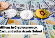 Over $2.8 Million in Cryptocurrency, Cash, and other Assets Seized