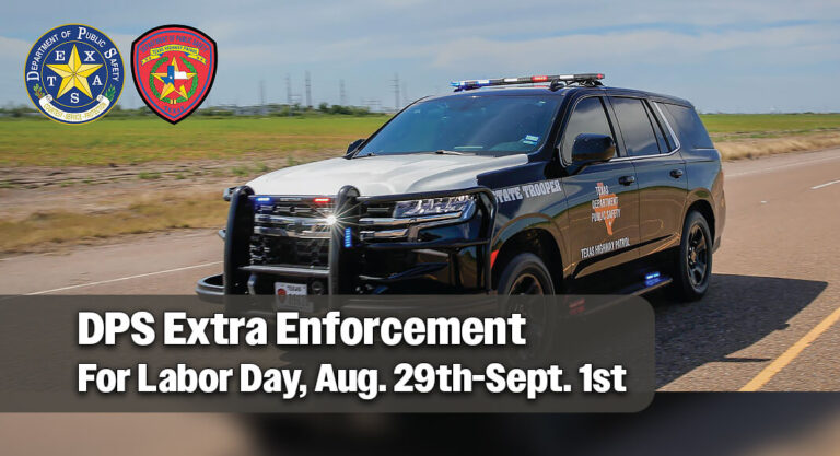 DPS Increases Enforcement for Labor Day