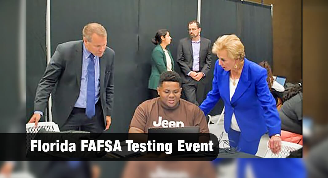 U.S. Secretary of Education Linda McMahon in Fort Lauderdale for the FAFSA Beta Testing Event. Image courtesy of the US Department of Education
