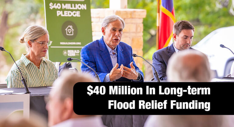 Over $40 Million In Long-term Flood Relief Funding Efforts Announced