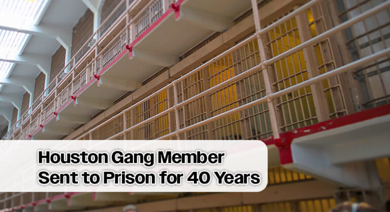 Gang Member Sentenced to 40 Years for Role in Large-Scale Drug Trafficking Operation