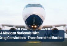 U.S. Department of Justice Transfers 14 Mexican Nationals With Drug Convictions to Mexico