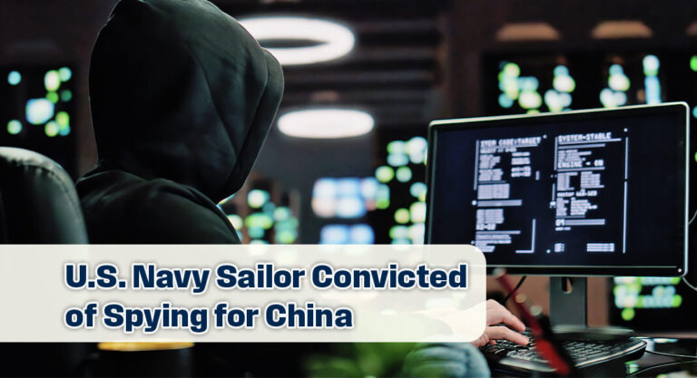 Spying for China Gets U.S. Navy Sailor Convicted