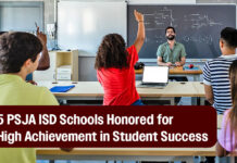 Five PSJA ISD Schools Named to Texas Honor Roll