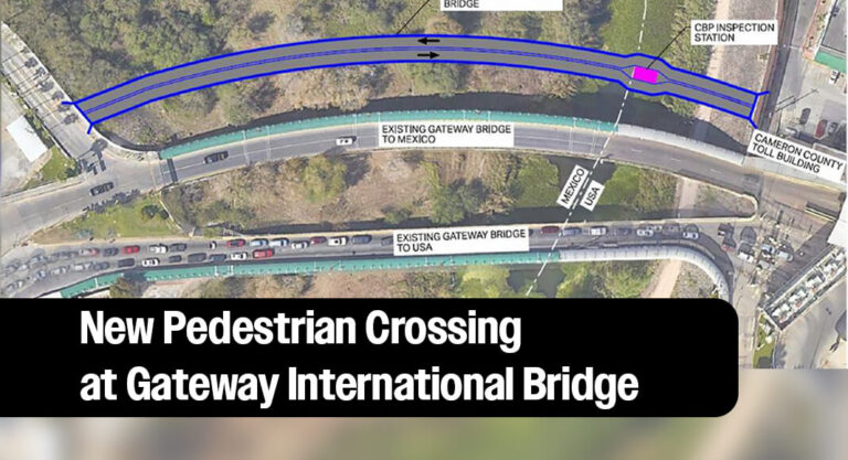 New Pedestrian Crossing at Gateway International Bridge Approved