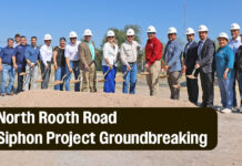 Groundbreaking Ceremony Marks Start of North Rooth Road Siphon Project
