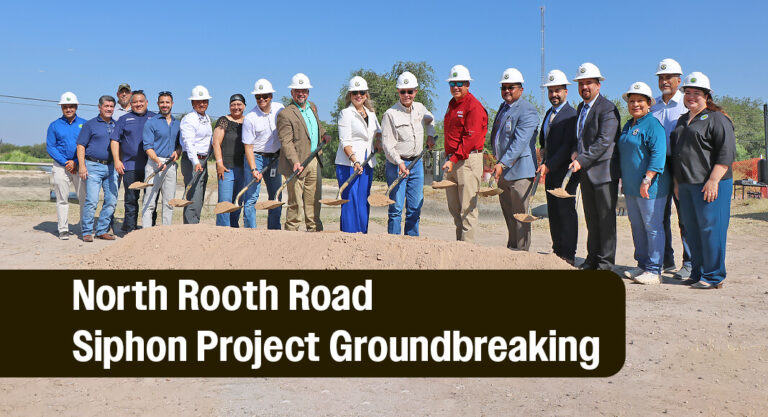 Groundbreaking Ceremony Marks Start of North Rooth Road Siphon Project