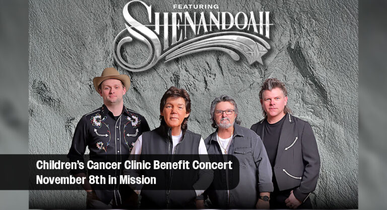 Celebrated Country Music Group Shenandoah to Perform at Children’s Cancer Clinic Benefit Concert