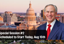 Governor Abbott Announces Special Session #2