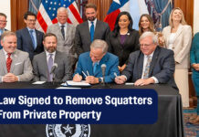 Abbott Signs Laws to Remove Squatters from Private Property