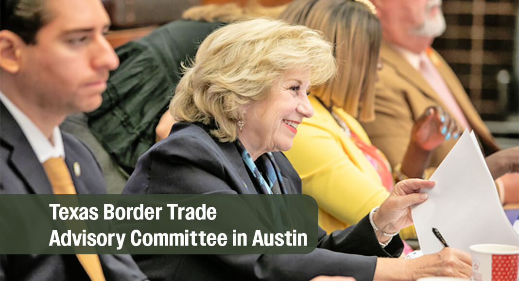 Texas Secretary of State Jane Nelson presides over the Border Trade advisory Committee meeting in Austin on August 12, 2025. Courtesy image