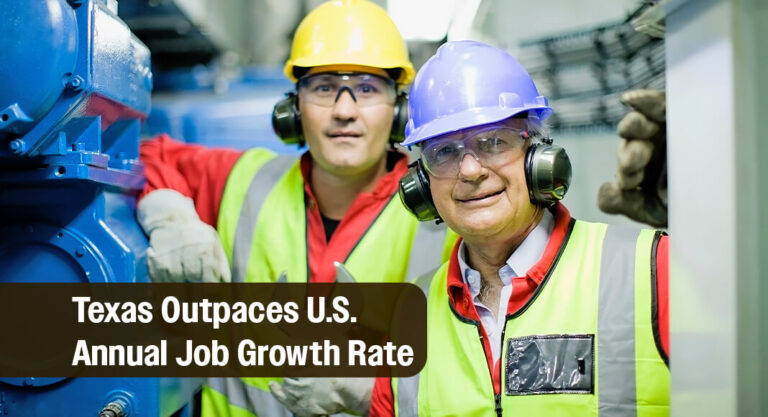Texas Sets New Records for Total Jobs, Texans Working