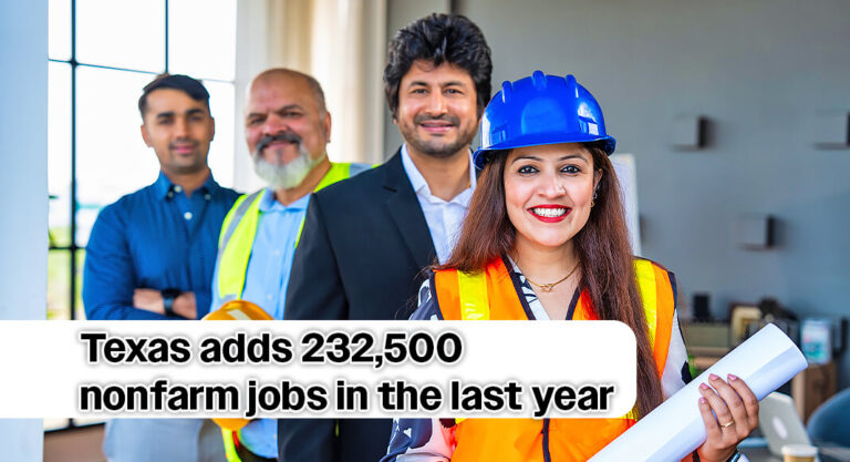 Texas Leads U.S. For Jobs Added Over Last Year