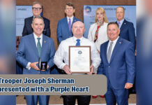 DPS Trooper Honored with Purple Heart for Heroic ServiceÂ