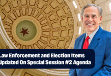Governor Abbott Updates Two Items on Special Session #2 Agenda
