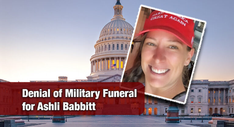 Judicial Watch Sues Defense Department for Records of Denial of Military Funeral for Ashli Babbitt 