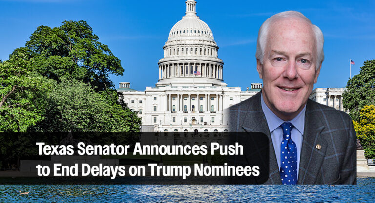 Cornyn: ‘The Blockade Ends Today’